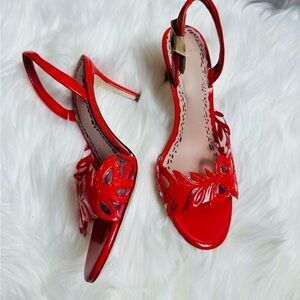 Marchesa Vibrant Red Heels